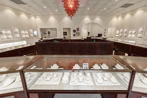 Inside of Blue Diamond Jewelry Napa Valley California store