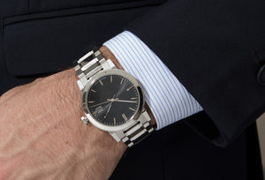 Male model with luxury watch